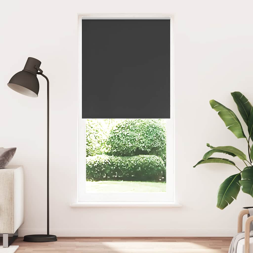 Tenda a rullo oscurante 104,4x230 cm Tessuto Larghezza 100 cm nero