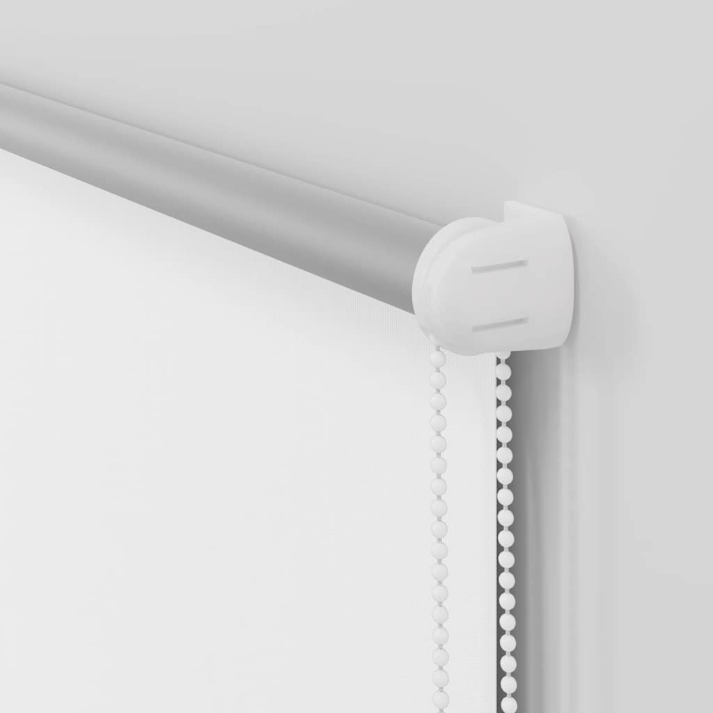 Tenda a rullo oscurante 124,4x230 cm Tessuto Larghezza 120 cm bianco