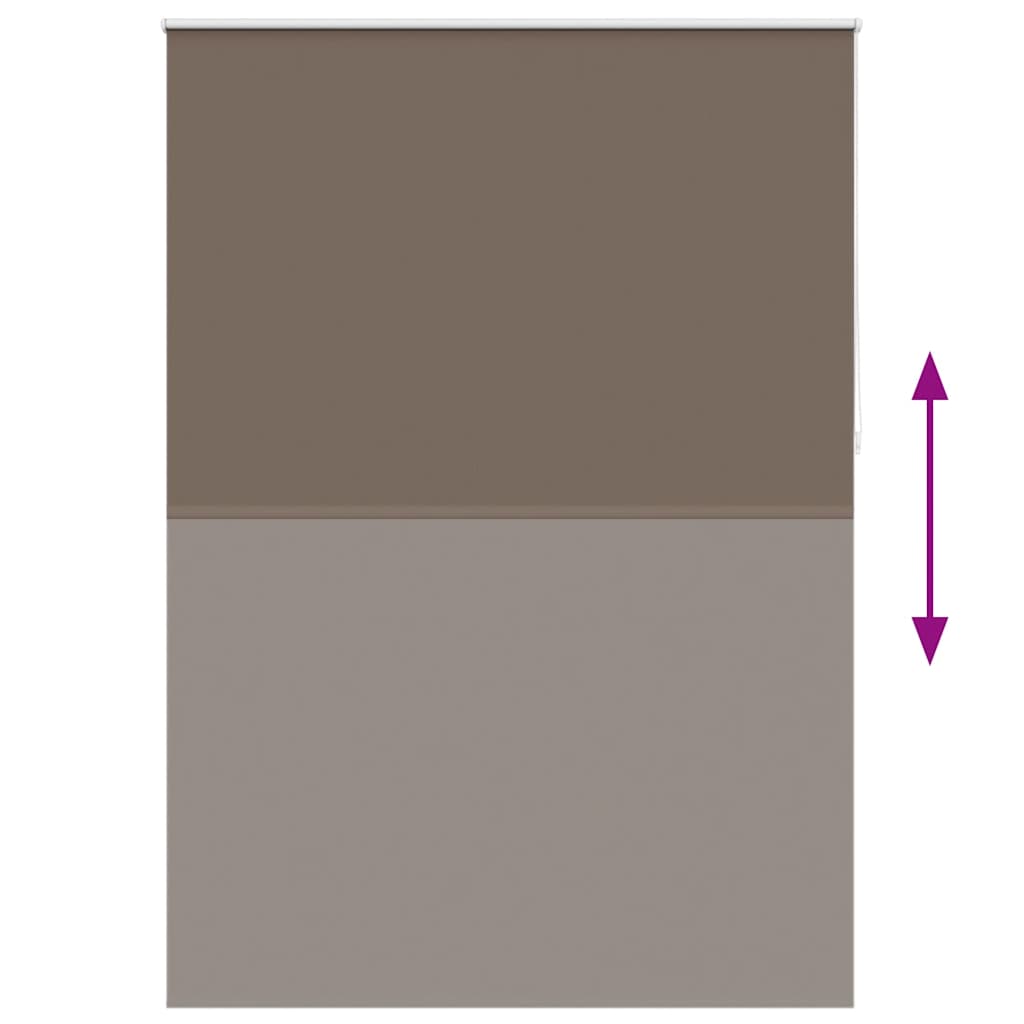 Tenda a rullo oscurante 144,4x230 cm Tessuto Larghezza 140 cm caffè