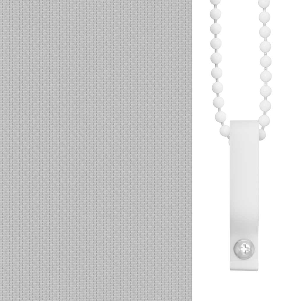 Tenda a rullo oscurante 144,4x230 cm Tessuto Larghezza 140 cm grigio