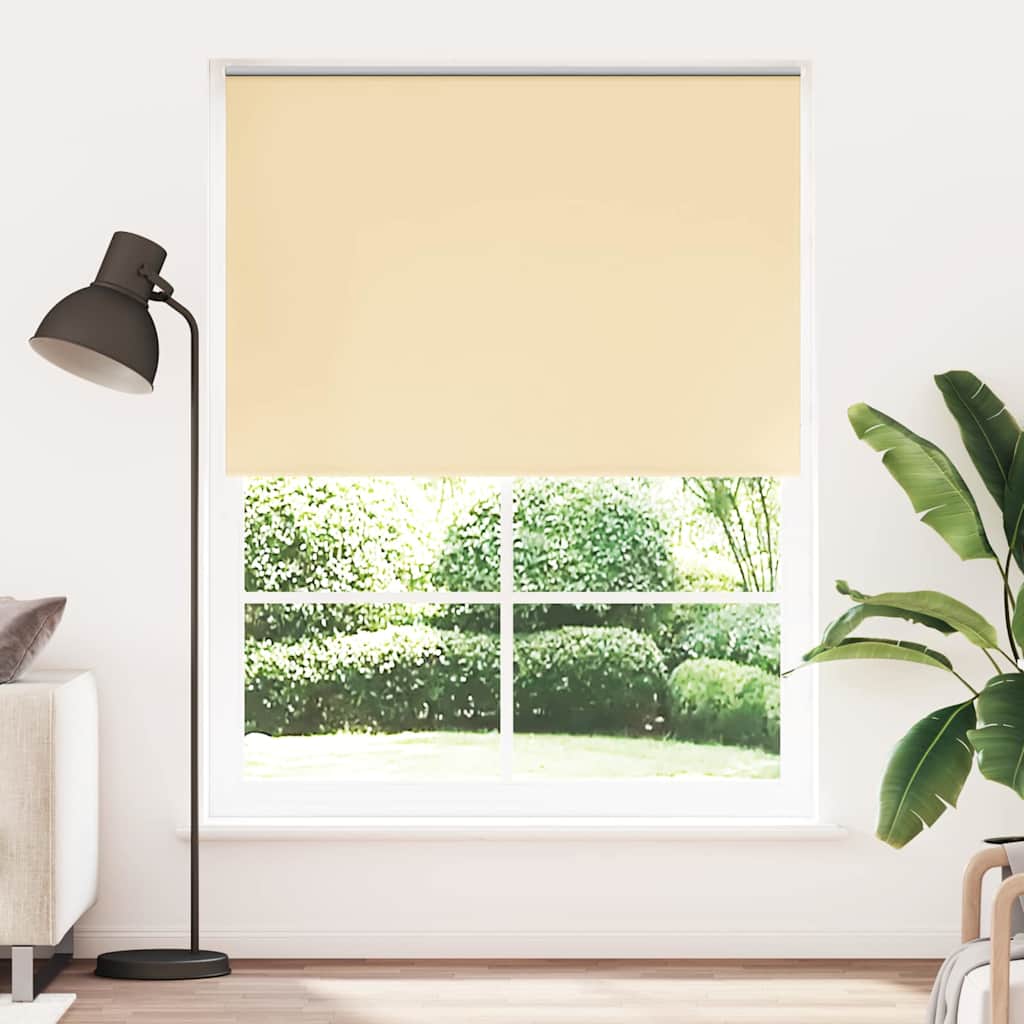 Tenda a rullo oscurante 164,4x230 cm Tessuto Larghezza 160 cm beige