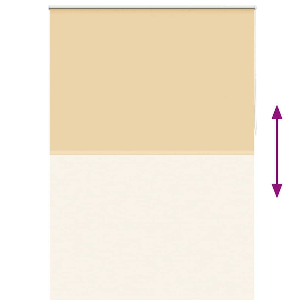 Tenda a rullo oscurante 164,4x230 cm Tessuto Larghezza 160 cm beige