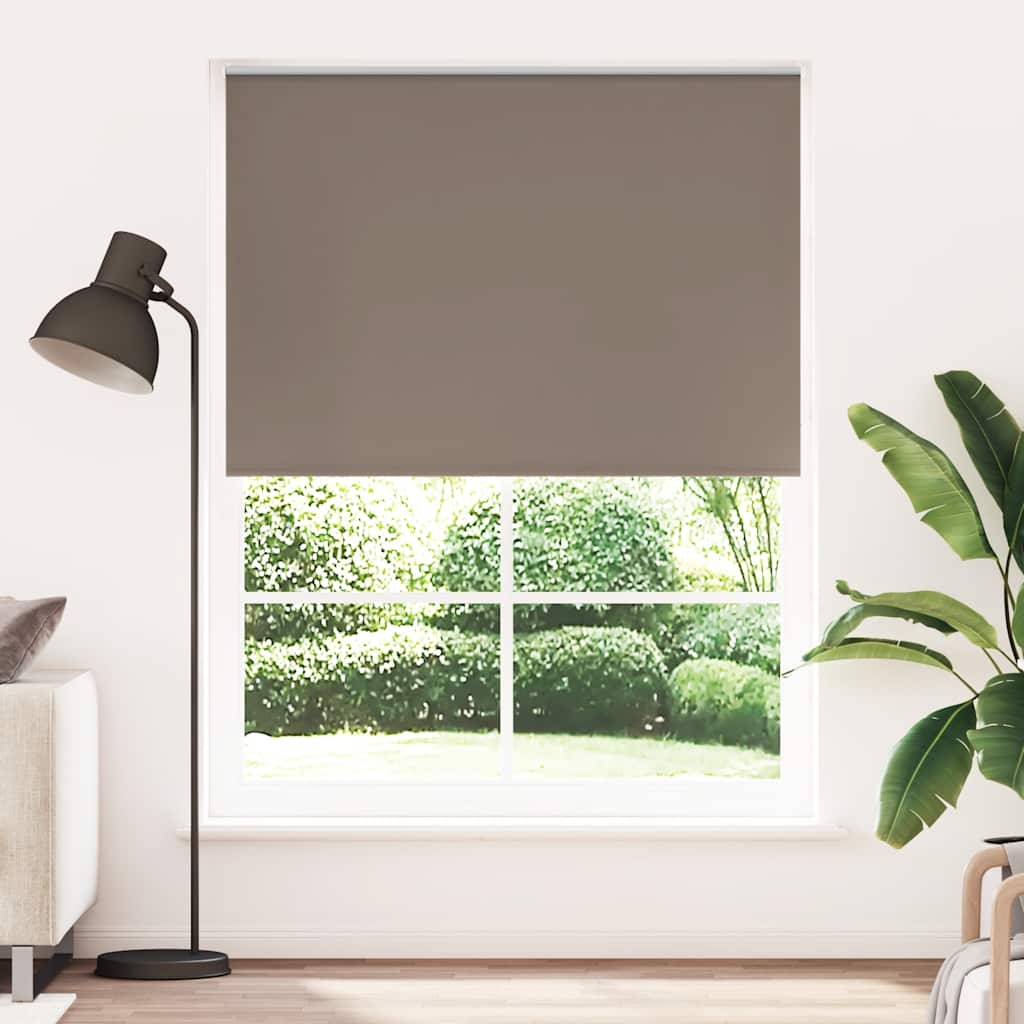 Tenda a rullo oscurante 164,4x230 cm Tessuto Larghezza 160 cm caffè