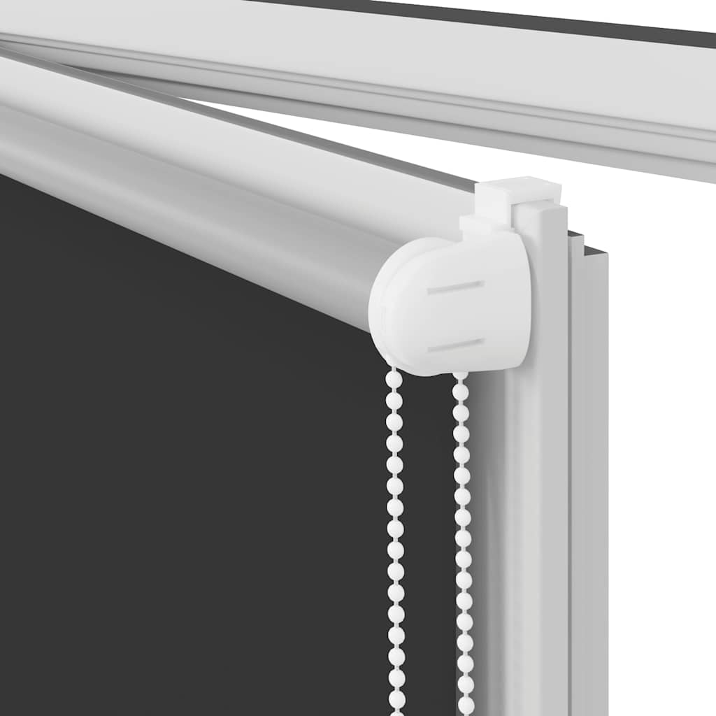 Tenda a rullo oscurante 164,4x230 cm Tessuto Larghezza 160 cm nero