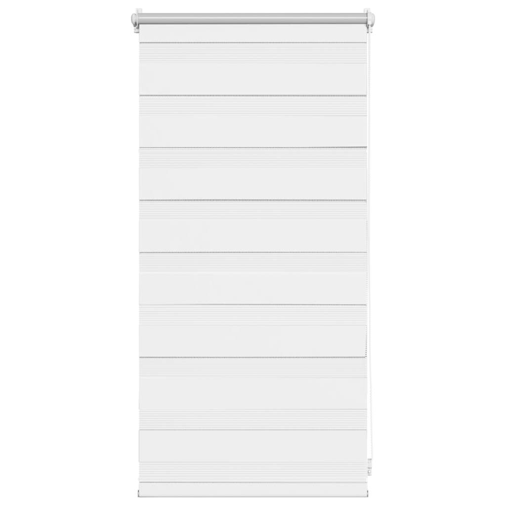 Tenda a rullo zebra 40,9x100 cm Tessuto Larghezza 36,7 cm bianco