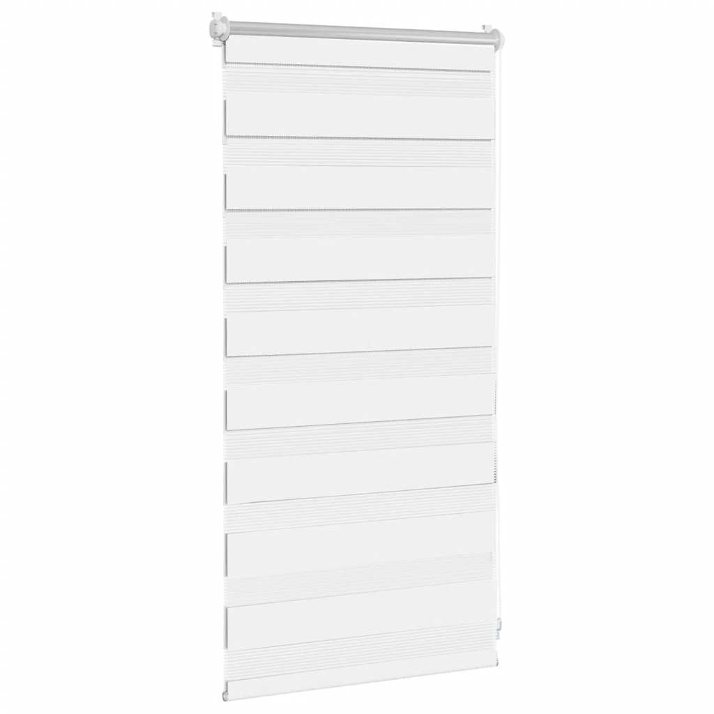 Tenda a rullo zebra 40,9x100 cm Tessuto Larghezza 36,7 cm bianco