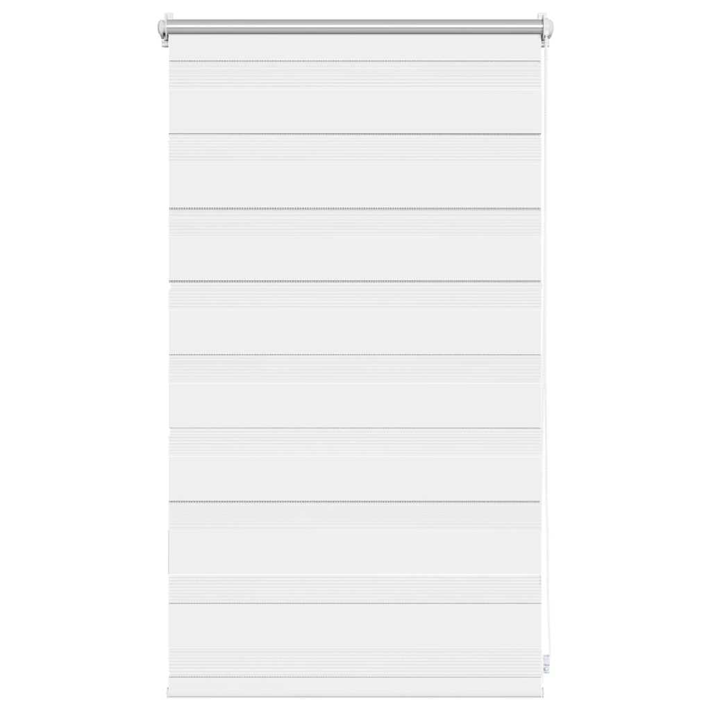 Tenda a rullo zebra 50,9x100 cm Tessuto Larghezza 46,7 cm bianco