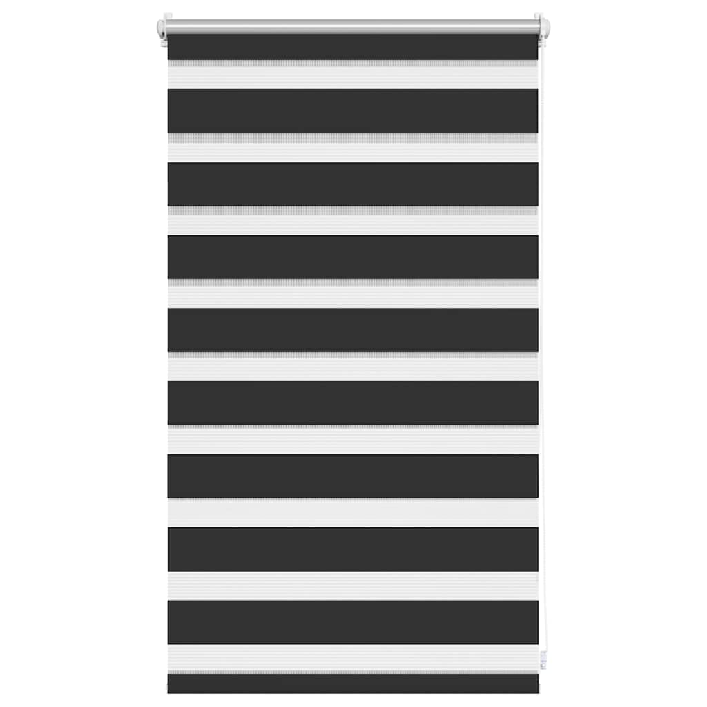 Tenda a rullo zebra 50,9x100 cm Tessuto Larghezza 46,7 cm nero