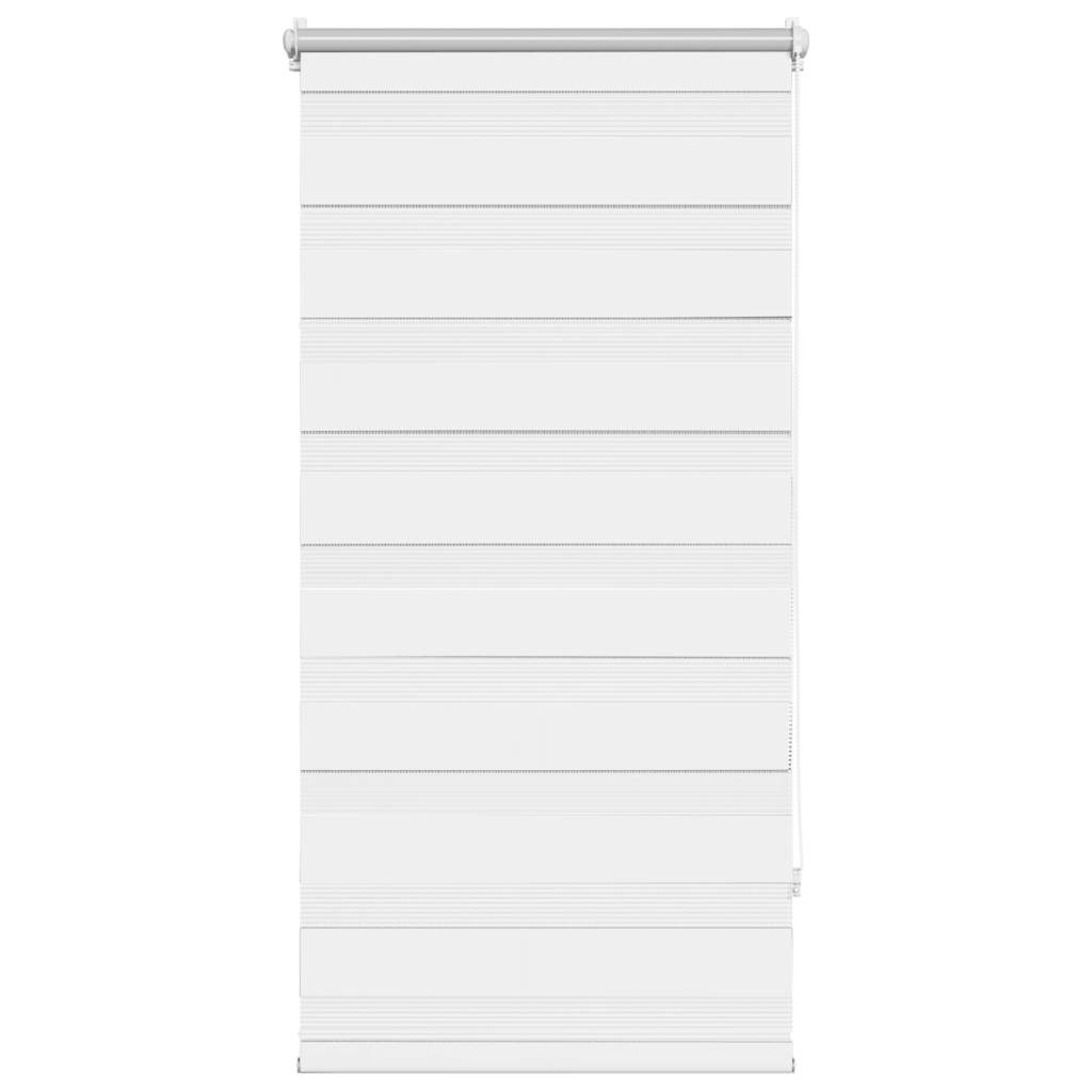 Tenda a rullo zebra 60,9x120 cm Tessuto Larghezza 56,7 cm bianco