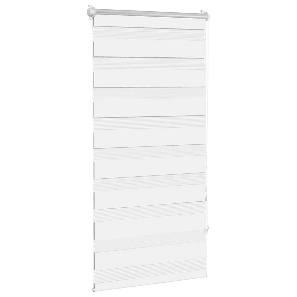 Tenda a rullo zebra 60,9x120 cm Tessuto Larghezza 56,7 cm bianco