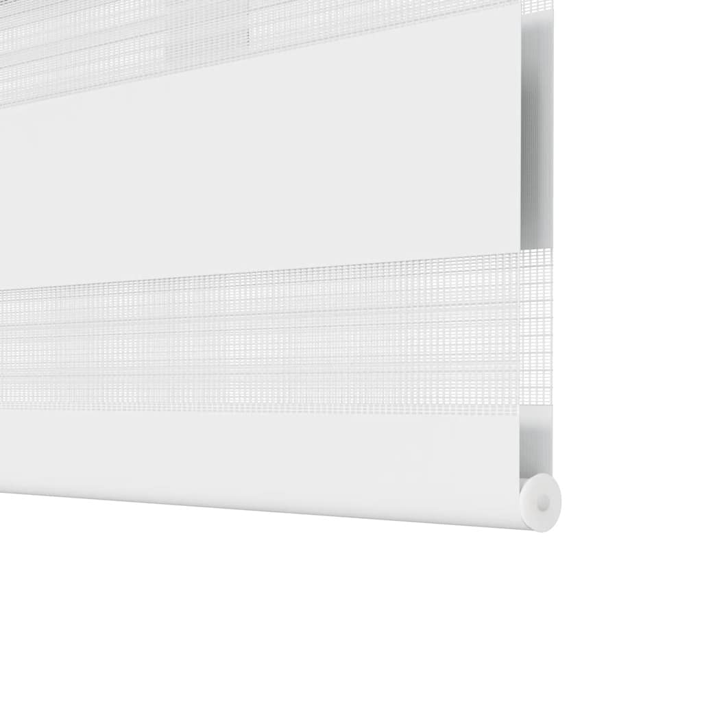 Tenda a rullo zebra 60,9x120 cm Tessuto Larghezza 56,7 cm bianco