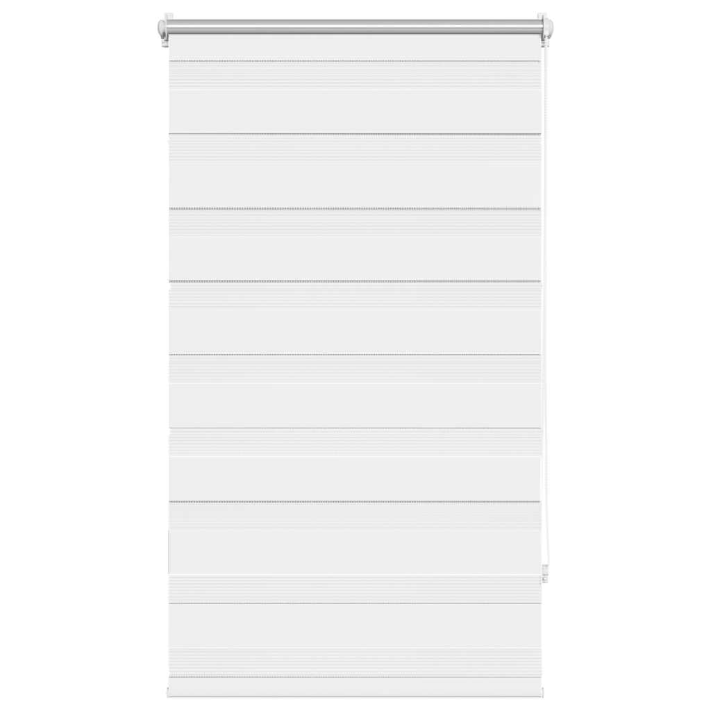 Tenda a rullo zebrata 70,9x120 cm Tessuto Larghezza 66,7 cm bianco
