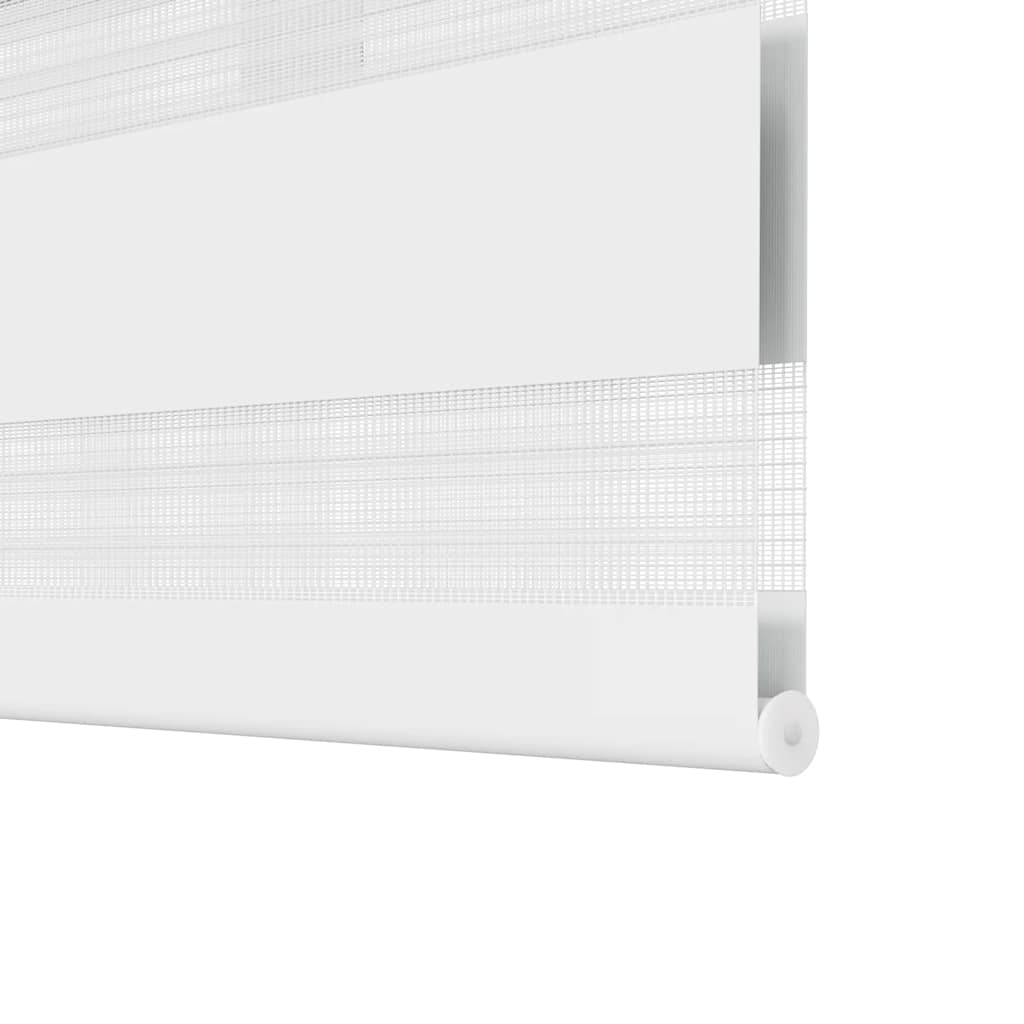 Tenda a rullo zebrata 70,9x120 cm Tessuto Larghezza 66,7 cm bianco