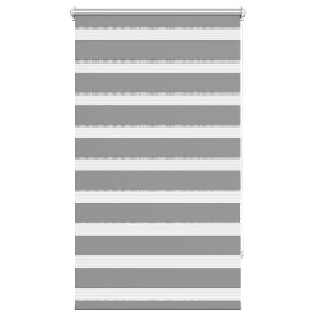 Tenda a rullo zebra 70,9x120 cm Tessuto Larghezza 66,7 cm grigio