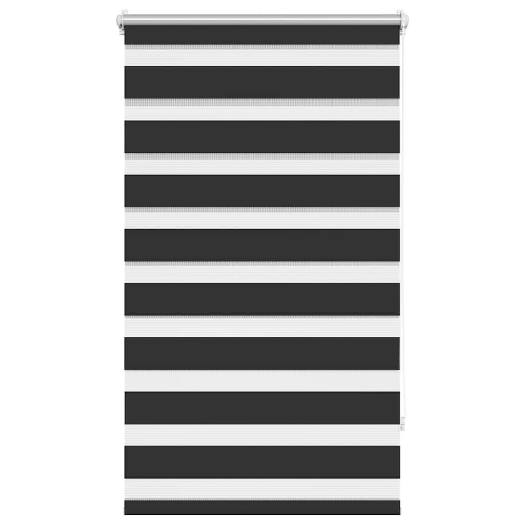 Tenda a rullo zebra 70,9x120 cm Tessuto Larghezza 66,7 cm nero