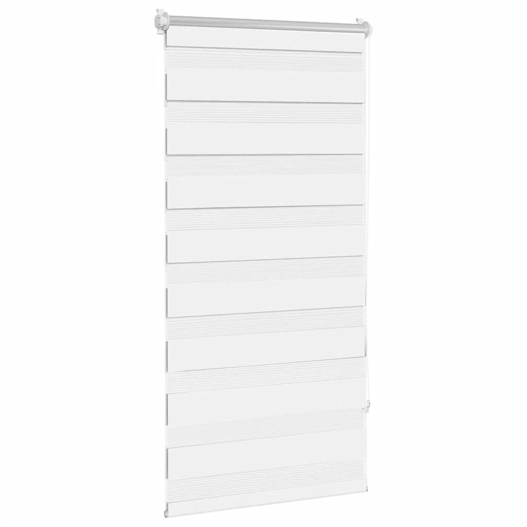 Tenda a rullo zebra 80,9x150 cm Tessuto Larghezza 76,7 cm bianco