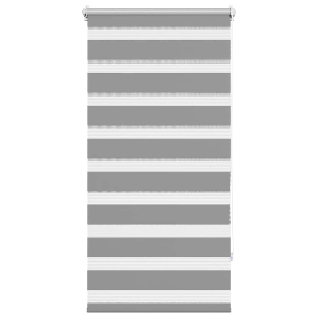 Tenda a rullo zebra 80,9x150 cm Tessuto Larghezza 76,7 cm grigio
