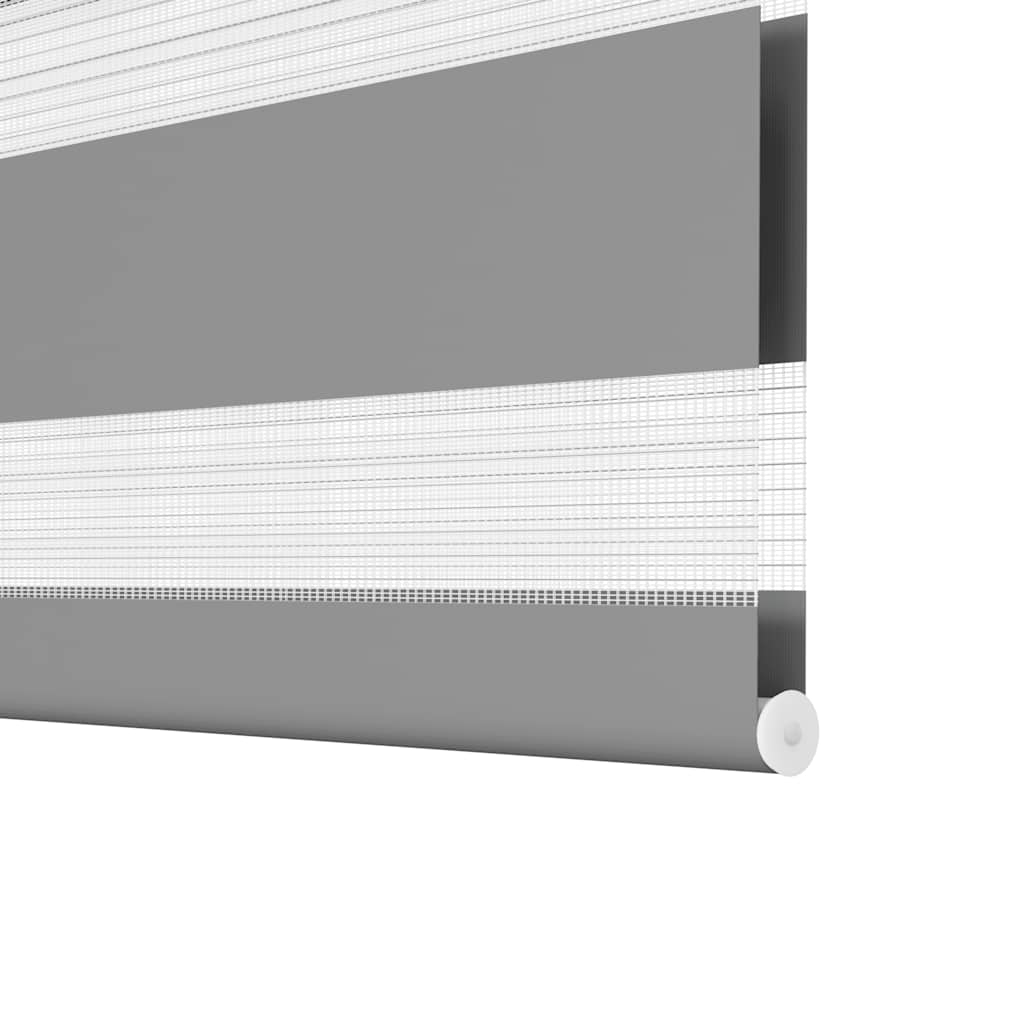 Tenda a rullo zebra 80,9x150 cm Tessuto Larghezza 76,7 cm grigio
