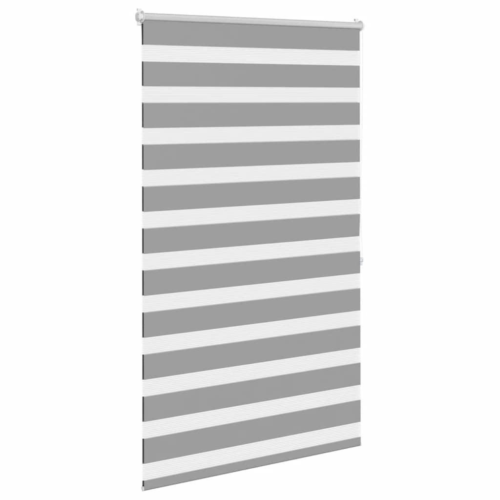 Tenda a rullo zebra 80,9x175 cm Tessuto Larghezza 76,7 cm grigio