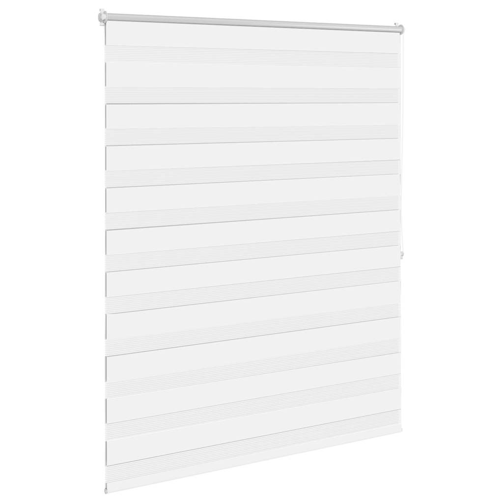 Tenda a rullo zebra 120,9x175 cm Larghezza tessuto 116,7 cm bianco