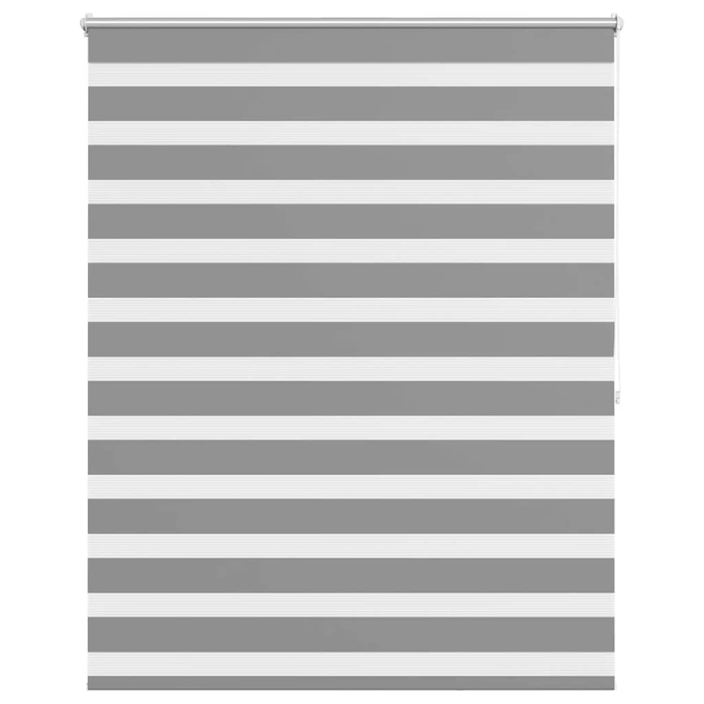 Tenda a rullo zebra 120,9x175 cm Larghezza tessuto 116,7 cm grigio