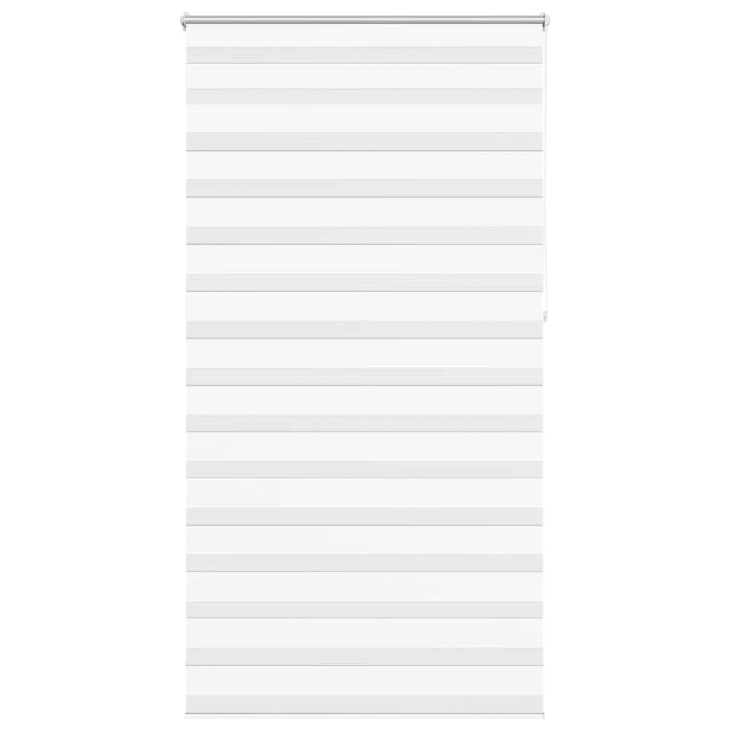 Tenda a rullo zebra 120,9x230 cm Larghezza tessuto 116,7 cm bianco