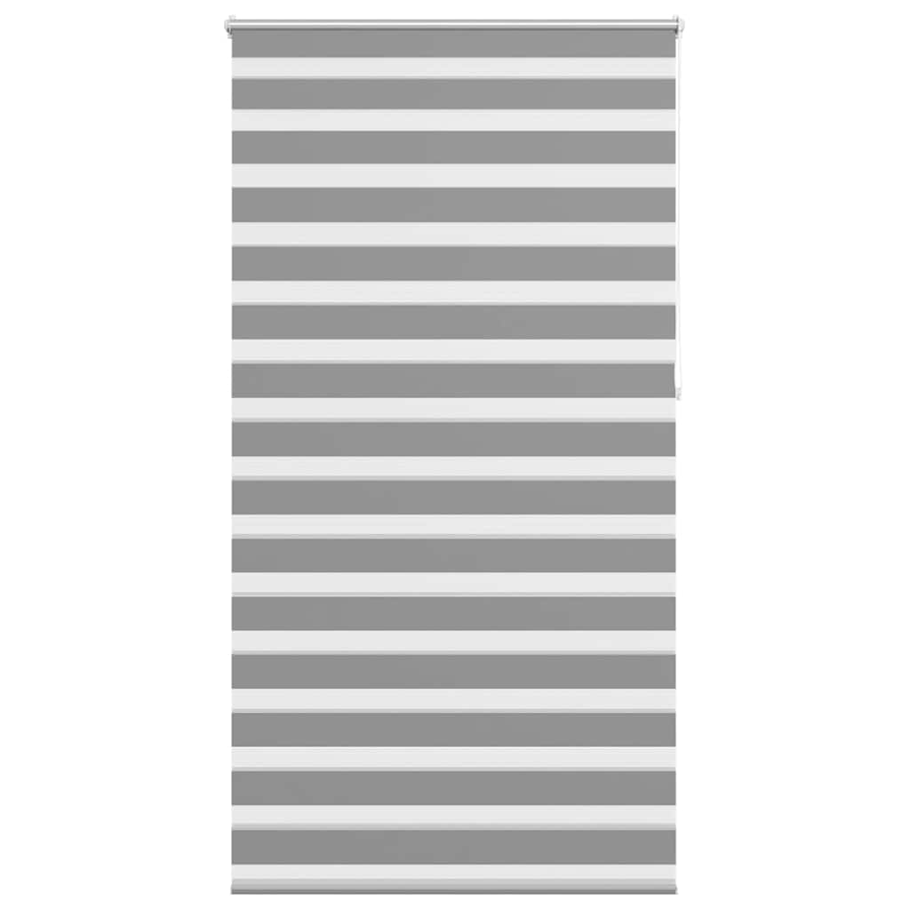 Tenda a rullo zebra 120,9x230 cm Larghezza tessuto 116,7 cm grigio