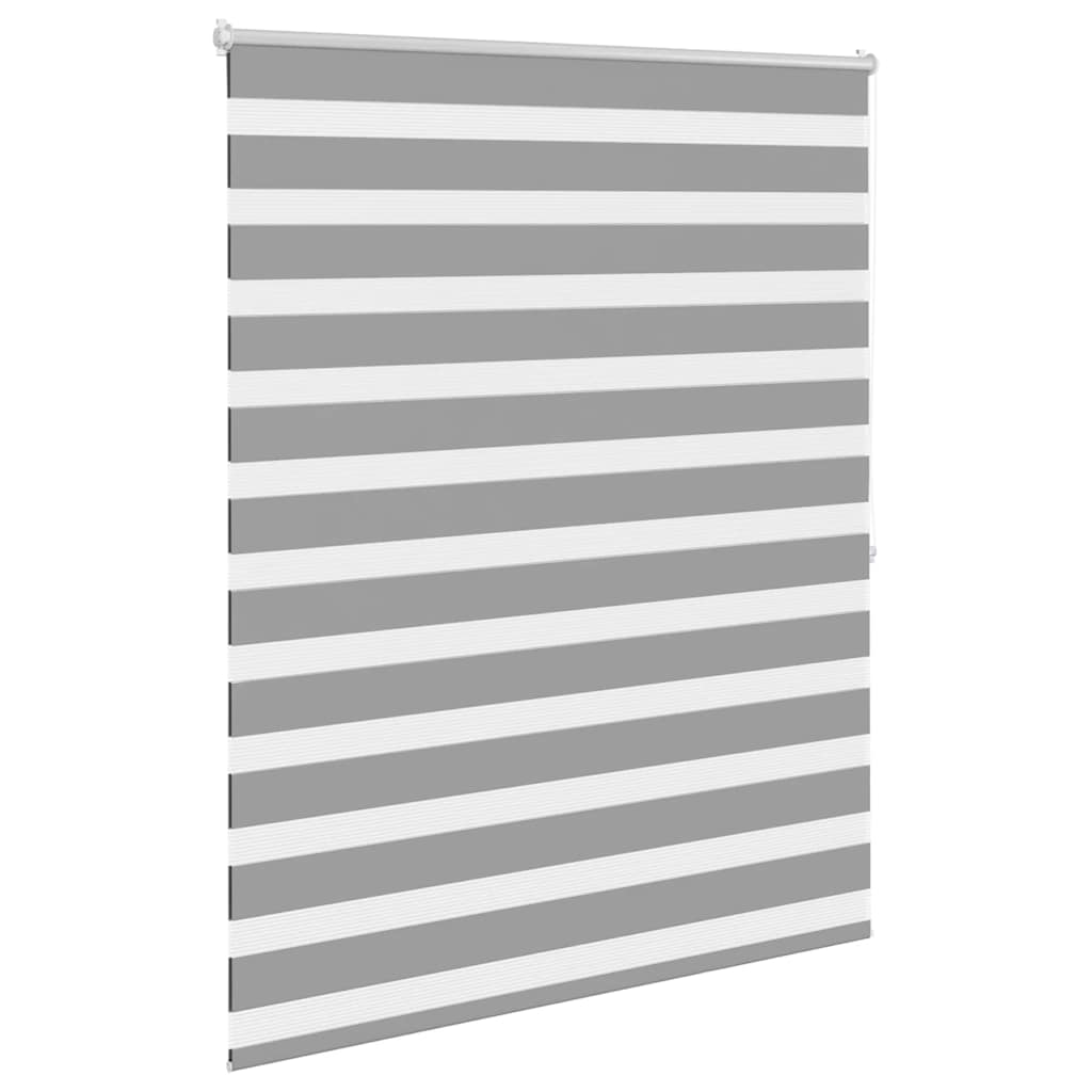 Tenda a rullo zebra 140,9x175 cm Larghezza tessuto 136,7 cm grigio