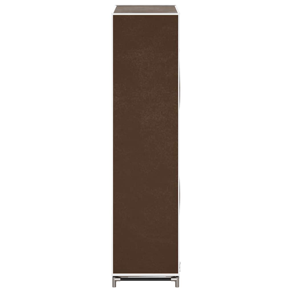 Scarpiera in Tessuto Richiudibile 58 x 28 x 106 cm Marrone
