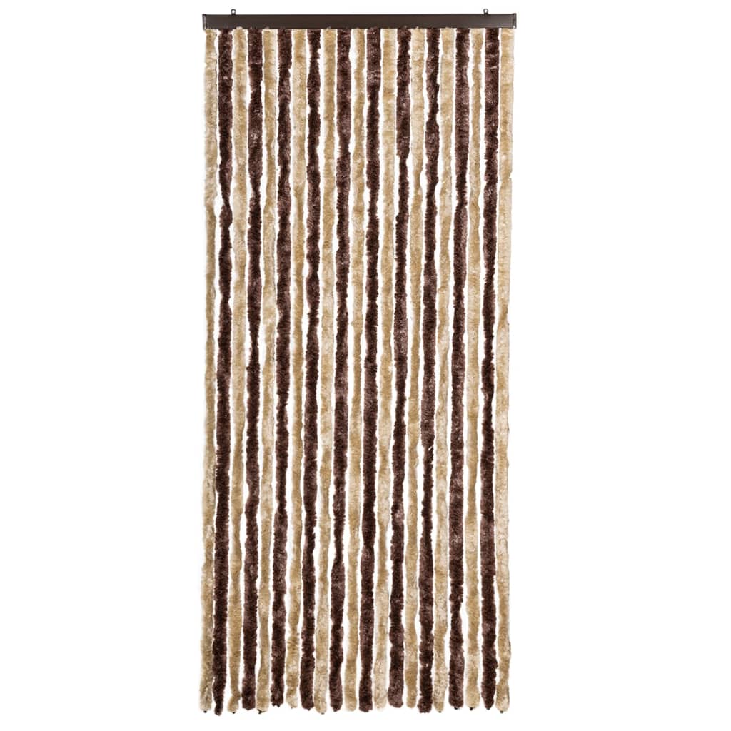 Zanzariera Beige e Marrone Chiaro 90x220cm Ciniglia
