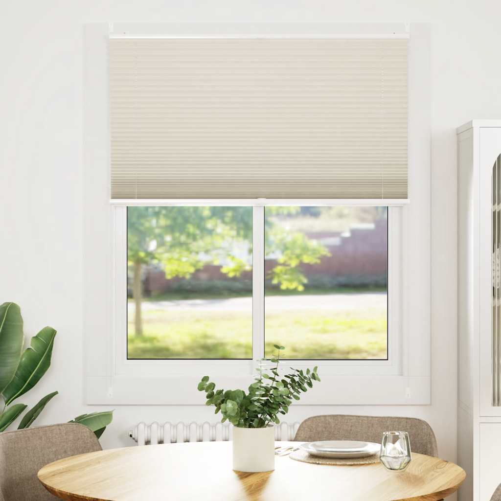 Tenda plissè 100x125cm Crema