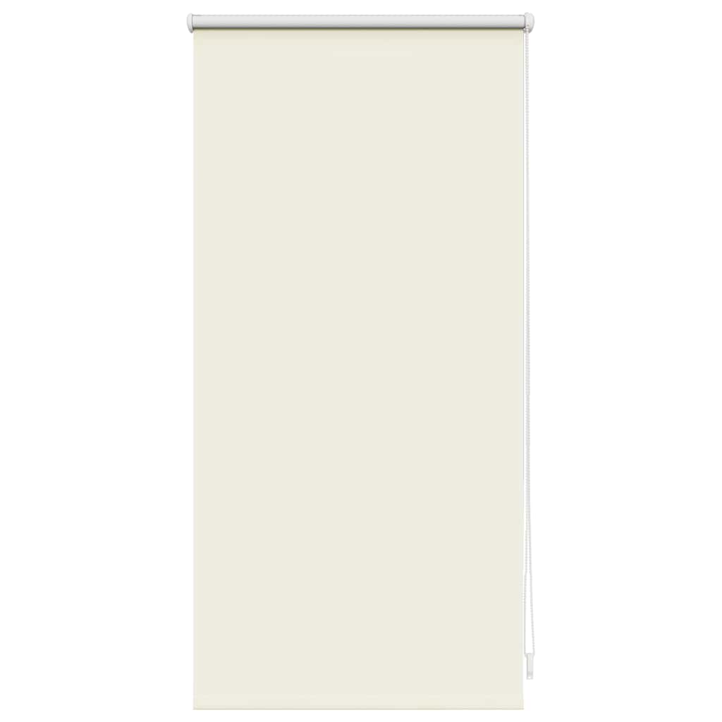 Tenda a rullo oscurante 44,4x100 cm Tessuto Larghezza 40 cm Bianco sporco