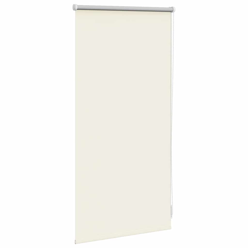 Tenda a rullo oscurante 44,4x100 cm Tessuto Larghezza 40 cm Bianco sporco