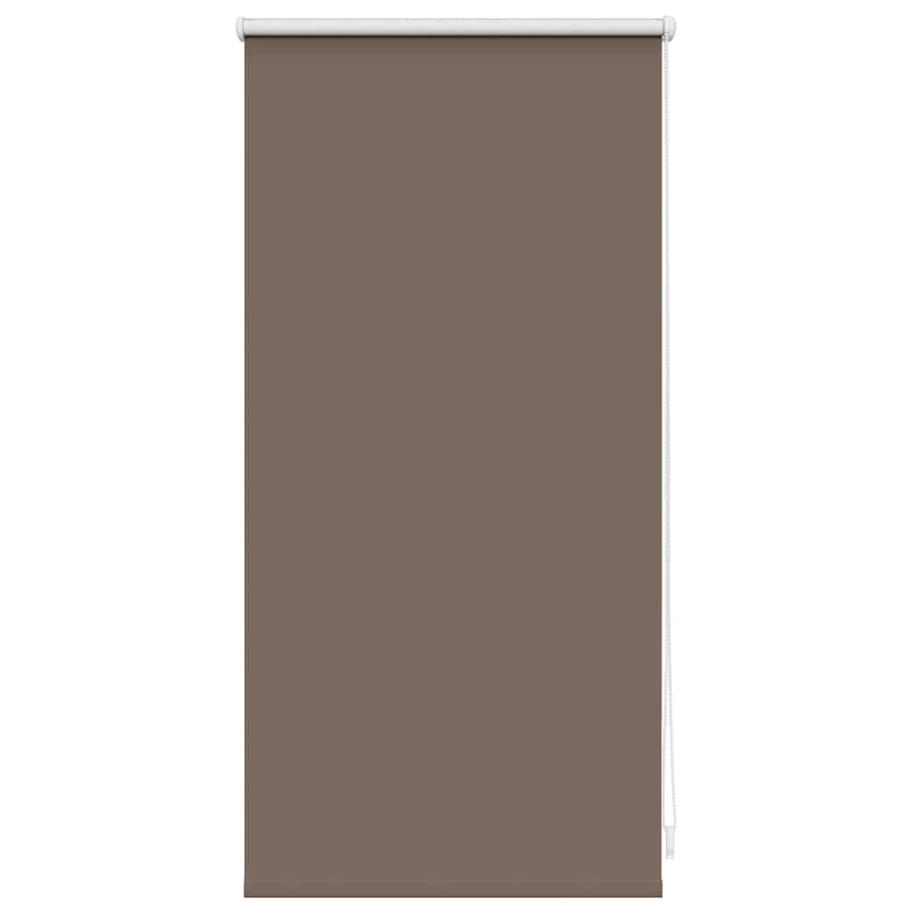 Tenda a rullo oscurante 44,4x100 cm Tessuto Larghezza 40 cm Caffè