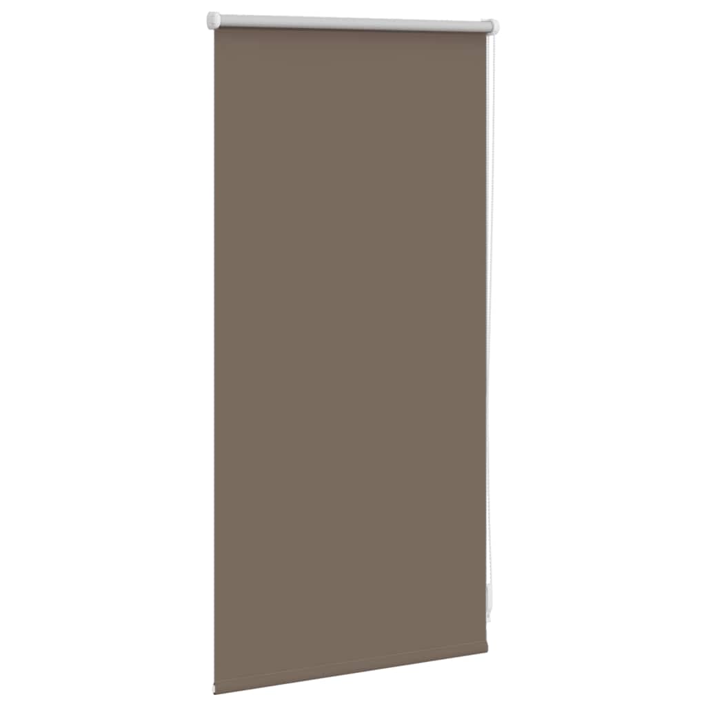Tenda a rullo oscurante 44,4x100 cm Tessuto Larghezza 40 cm Caffè