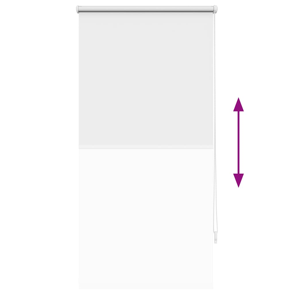 Tenda a rullo oscurante 64,4x120 cm Tessuto Larghezza 60 cm Bianco