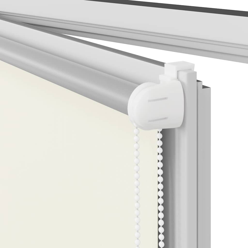 Tenda a rullo oscurante 64,4x120 cm Tessuto Larghezza 60 cm Bianco sporco