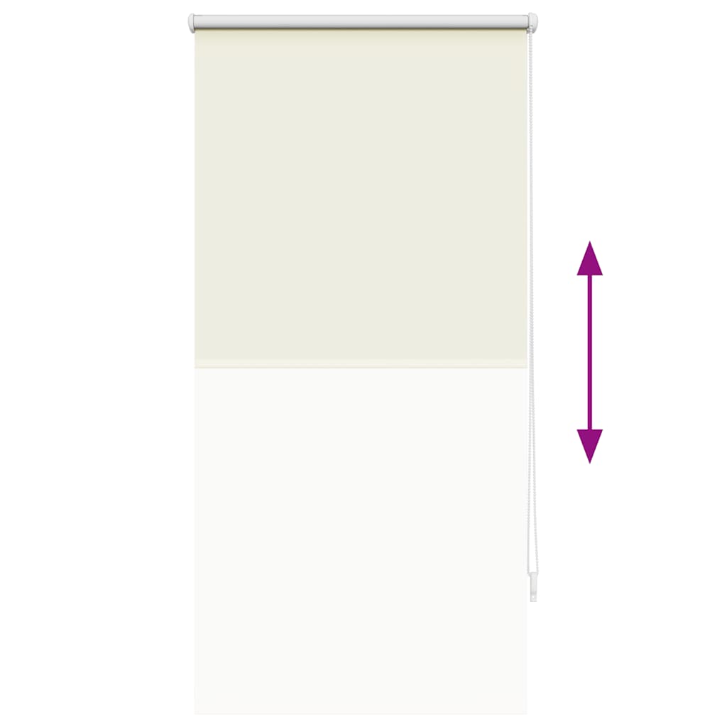 Tenda a rullo oscurante 64,4x120 cm Tessuto Larghezza 60 cm Bianco sporco
