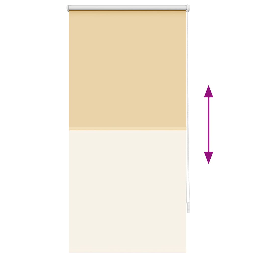 Tenda a rullo oscurante 64,4x120 cm Tessuto Larghezza 60 cm Beige