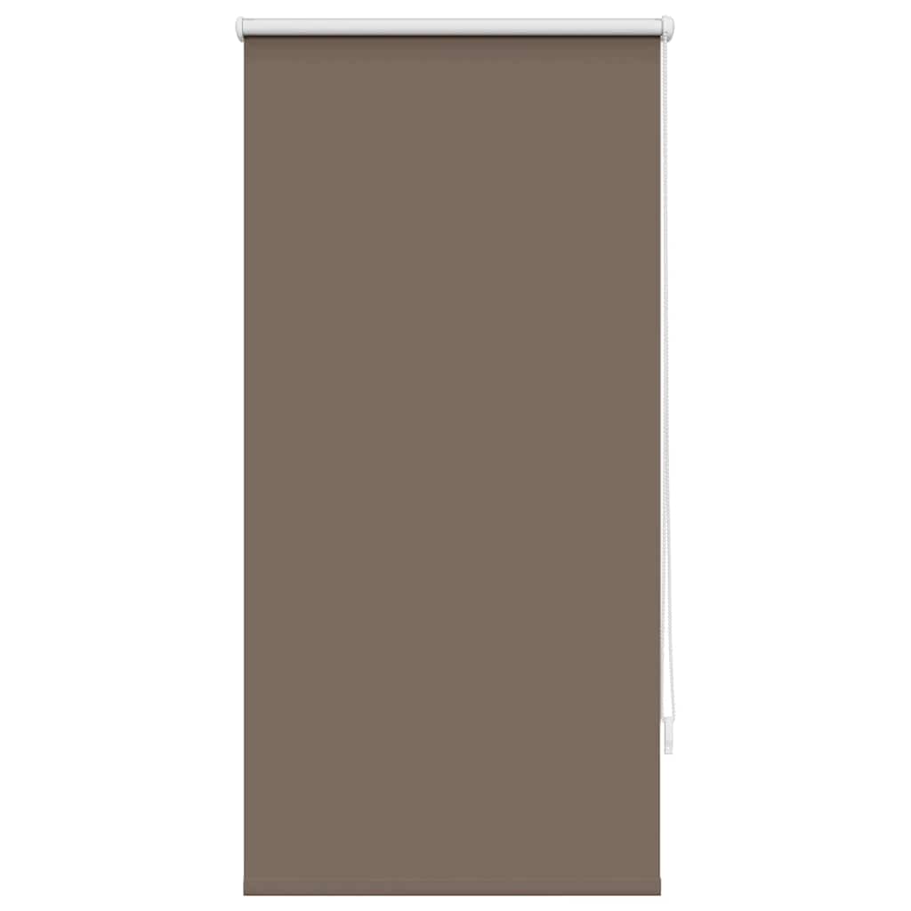 Tenda a rullo oscurante 64,4x120 cm Tessuto Larghezza 60 cm Caffè