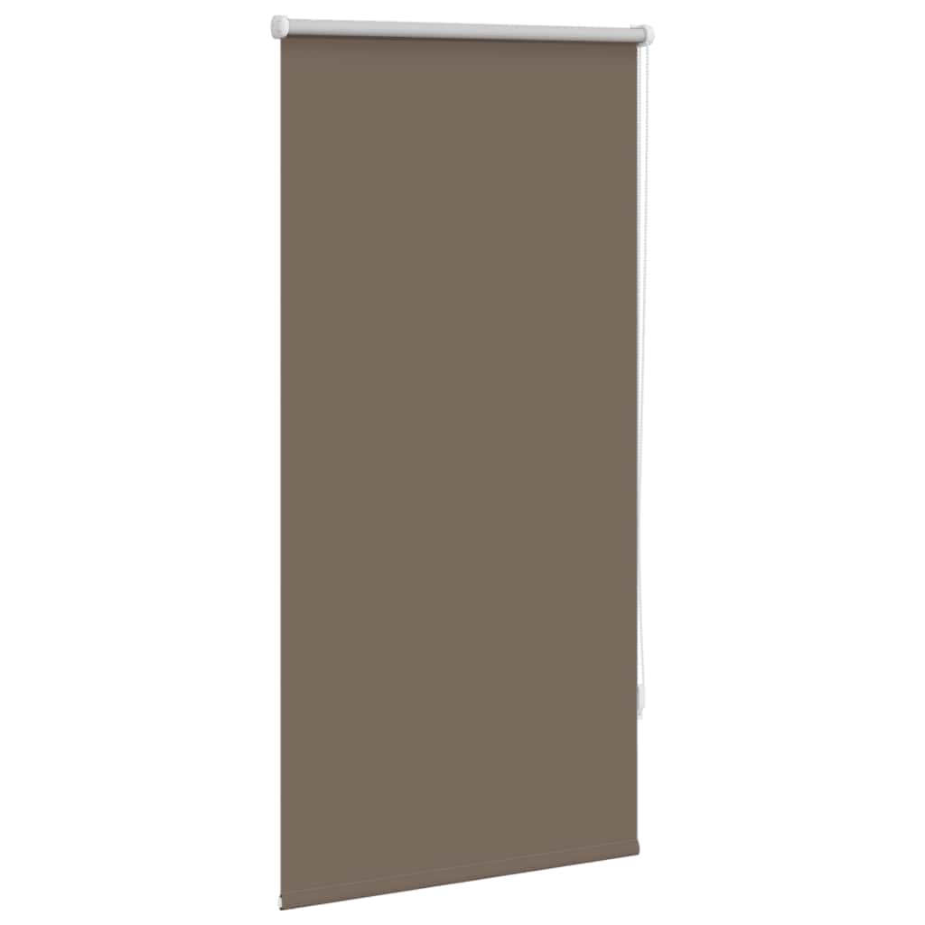 Tenda a rullo oscurante 64,4x120 cm Tessuto Larghezza 60 cm Caffè
