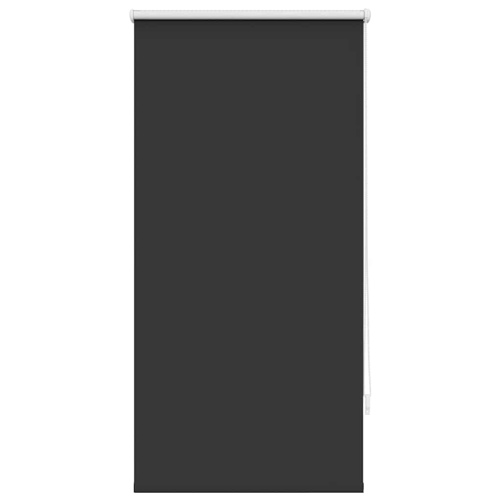 Tenda a rullo oscurante 64,4x120 cm Tessuto Larghezza 60 cm Nero