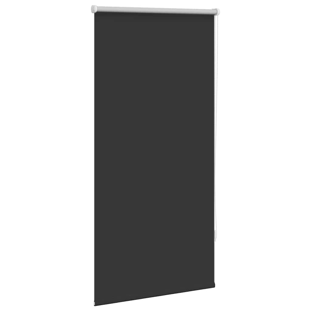 Tenda a rullo oscurante 64,4x120 cm Tessuto Larghezza 60 cm Nero