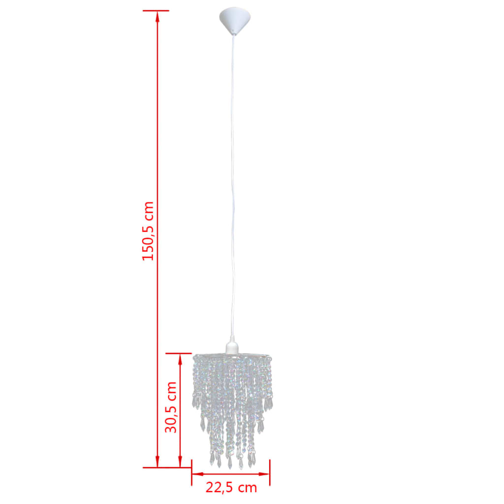 Lampadario Sospeso 22,5 x 30,5 cm