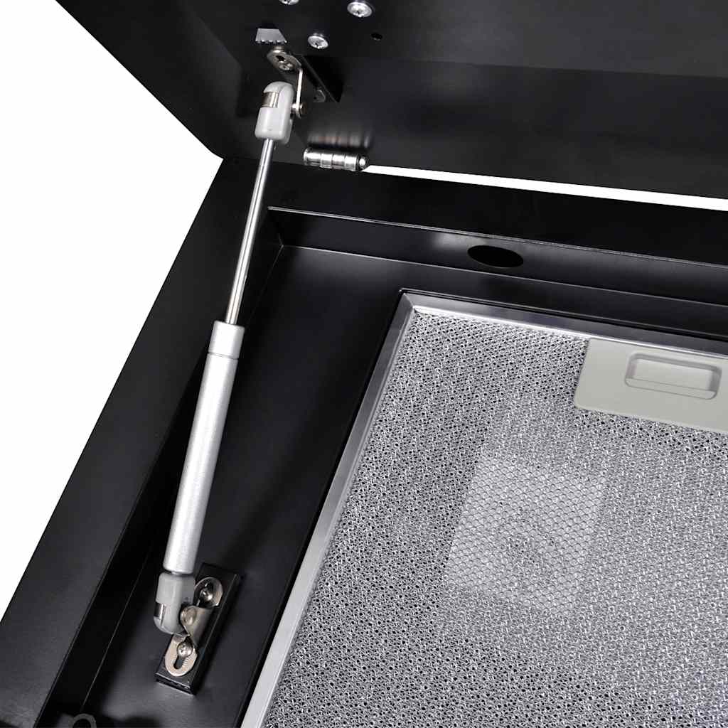 Cappa in Vetro Temperato con Display 600 mm Nera