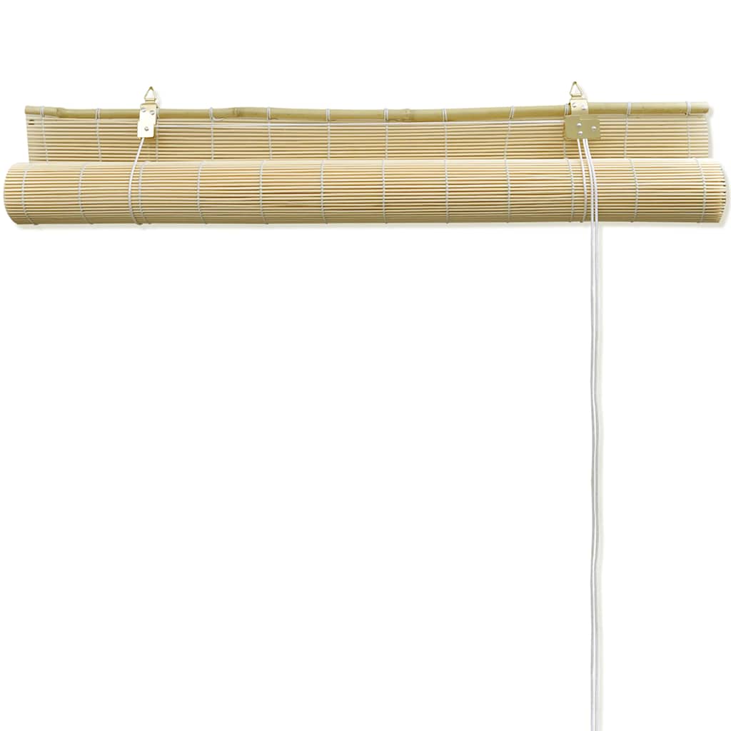 Tende a Rullo in Bambù Naturale 80x160 cm