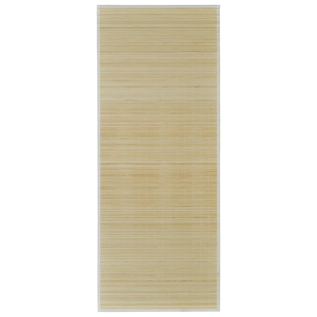 Tappeto Rettangolare in Bambù Naturale 80 x 200 cm
