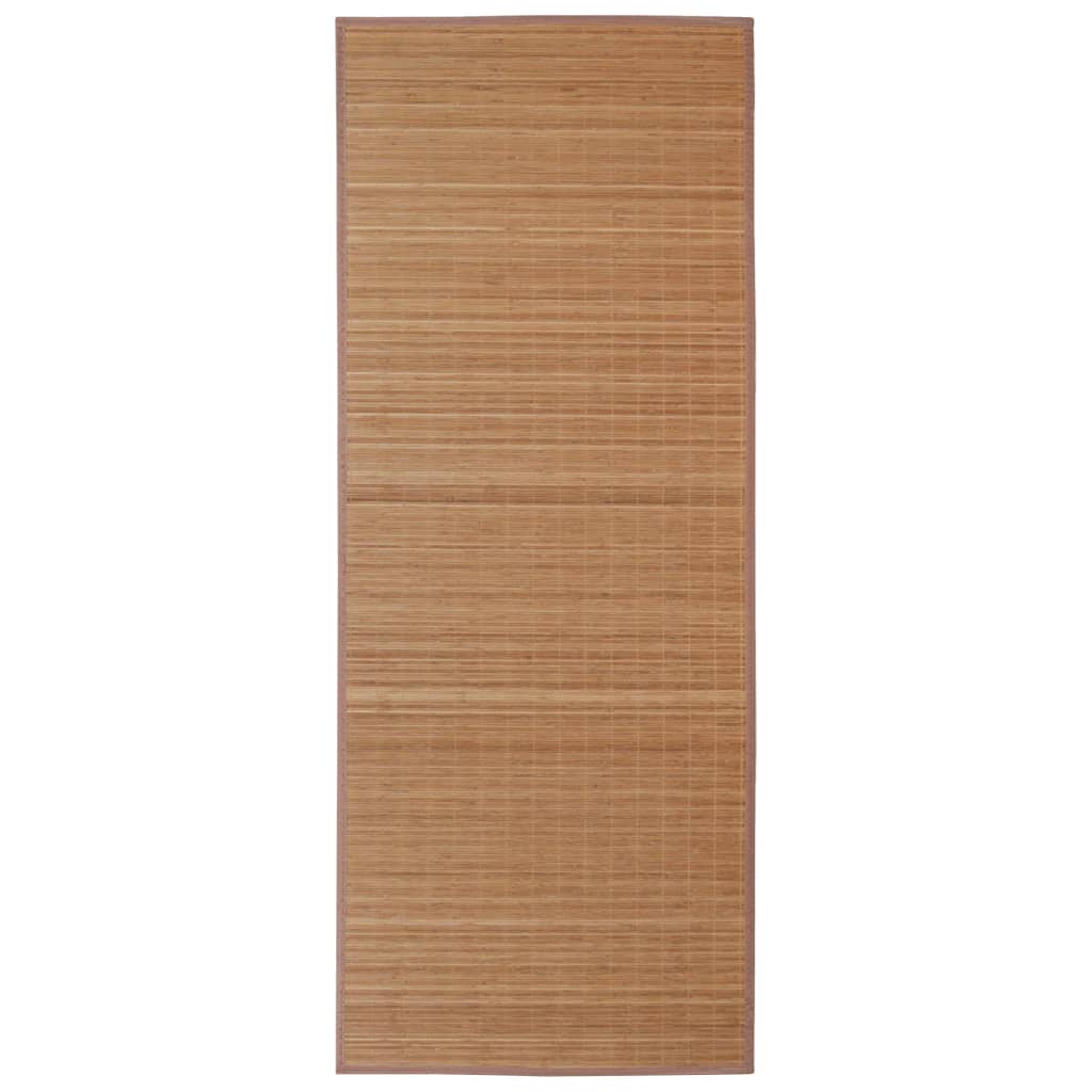 Tappeto Rettangolare in Bambù Marrone 80 x 300 cm