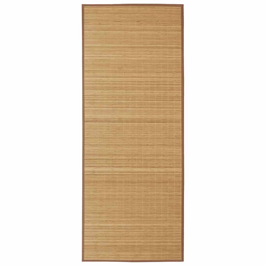 Tappeto Rettangolare in Bambù Marrone 150 x 200 cm