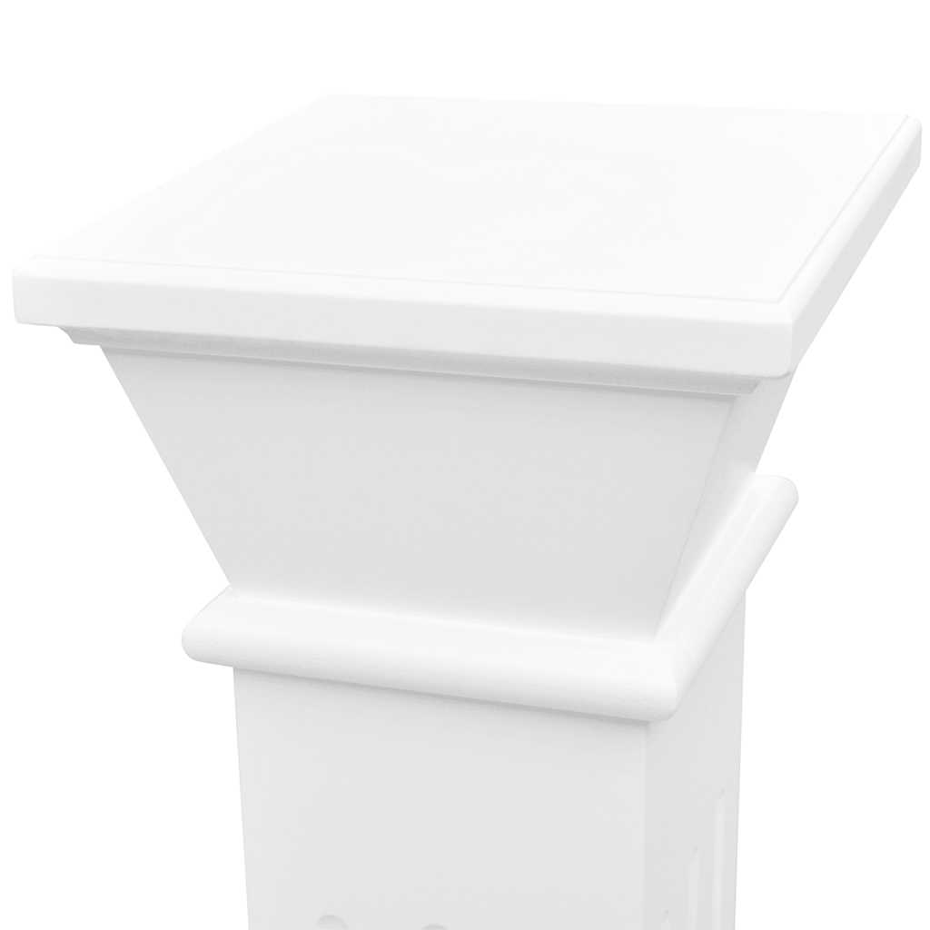 Supporto piante forma pilastro classico quadrato MDF